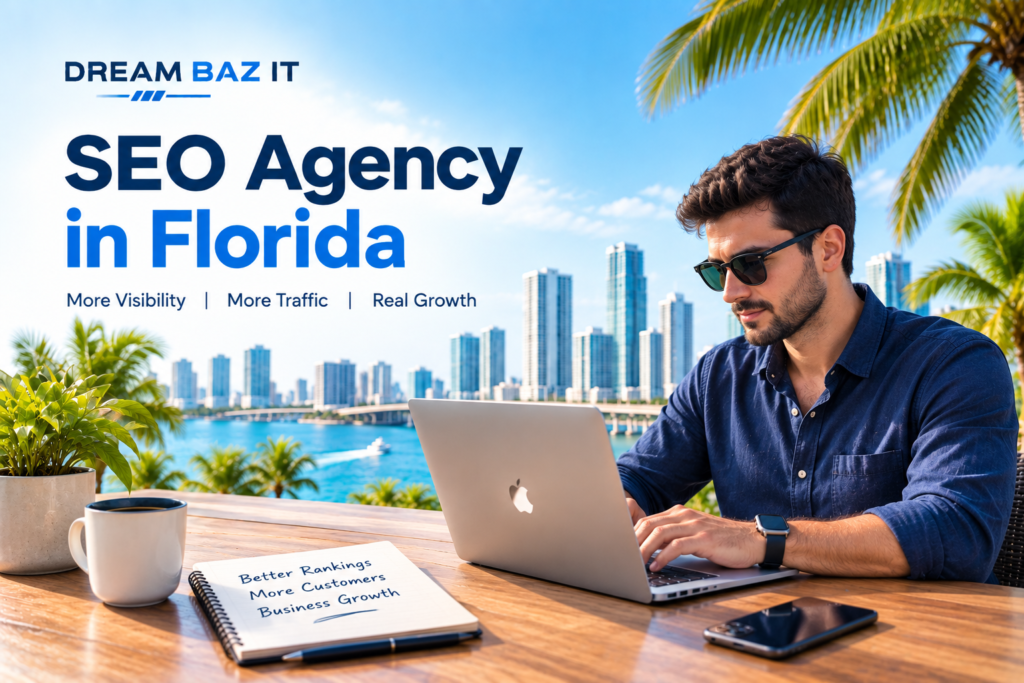 A man working an SEO agency in Florida