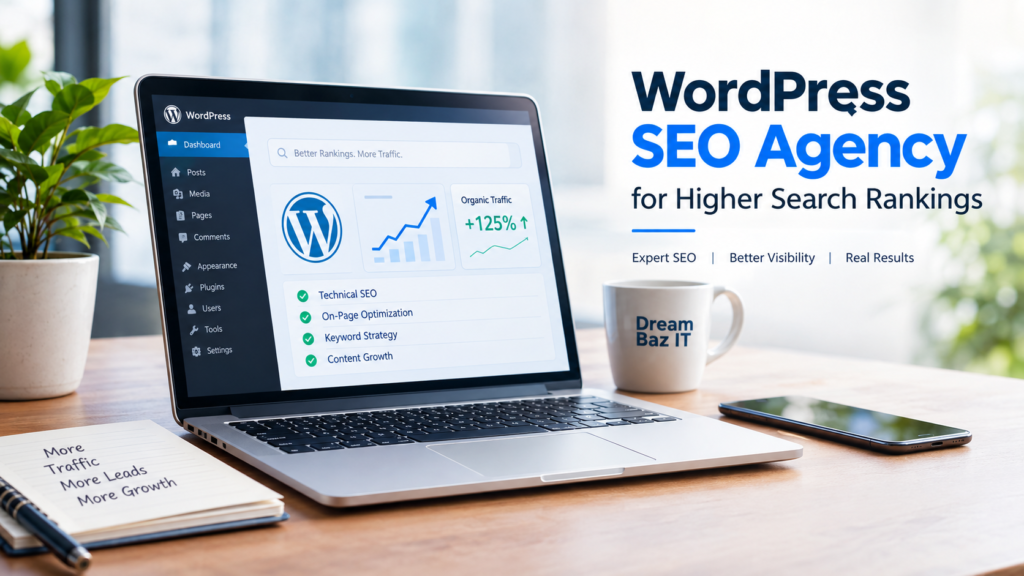 WordPress SEO agency optimizing business website
